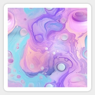 Abstract oil and water mix background Sticker